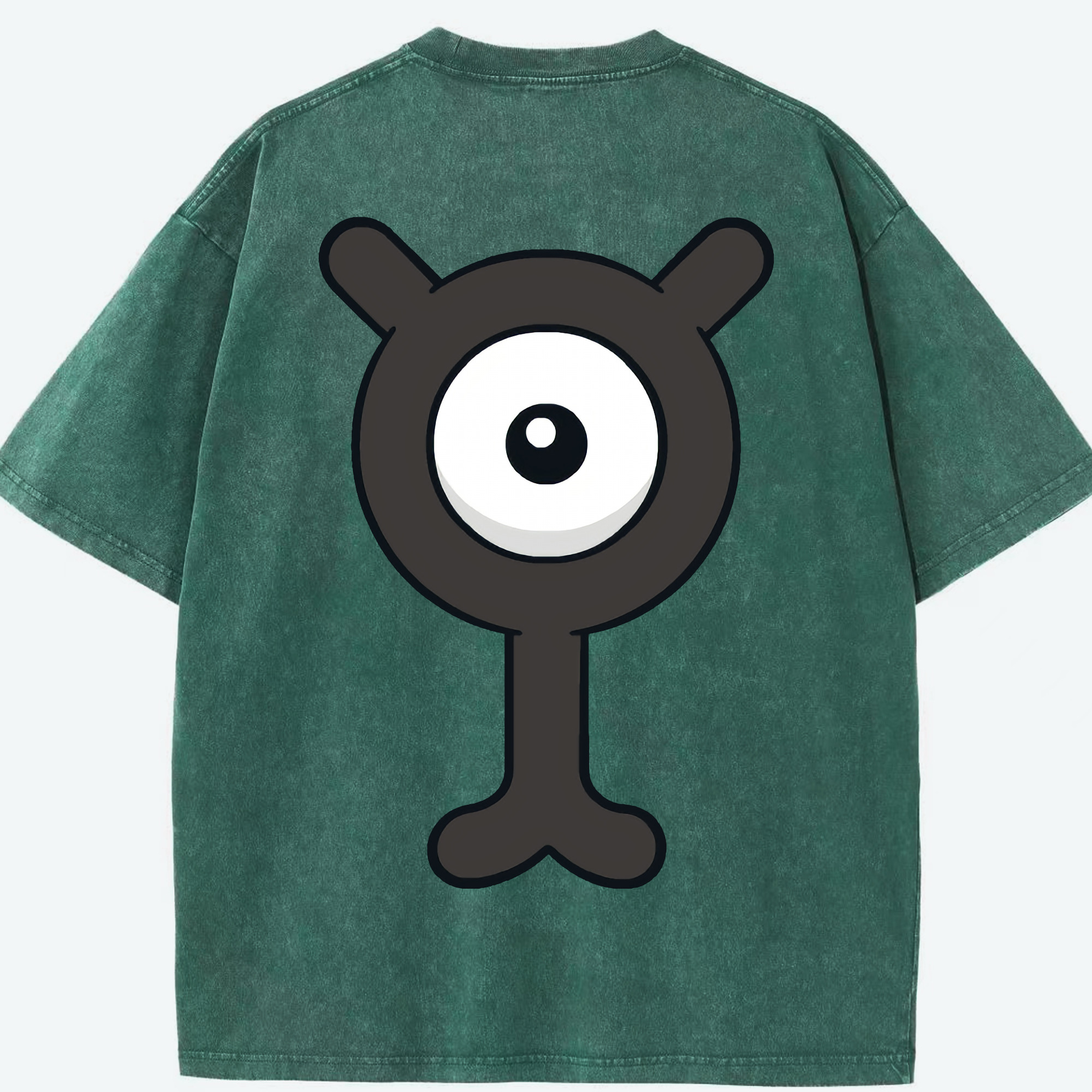 （画像用） ポケットモンスター Pokémon 綿100% ヴィンテージ風 半袖Tシャツ（背面プリント）